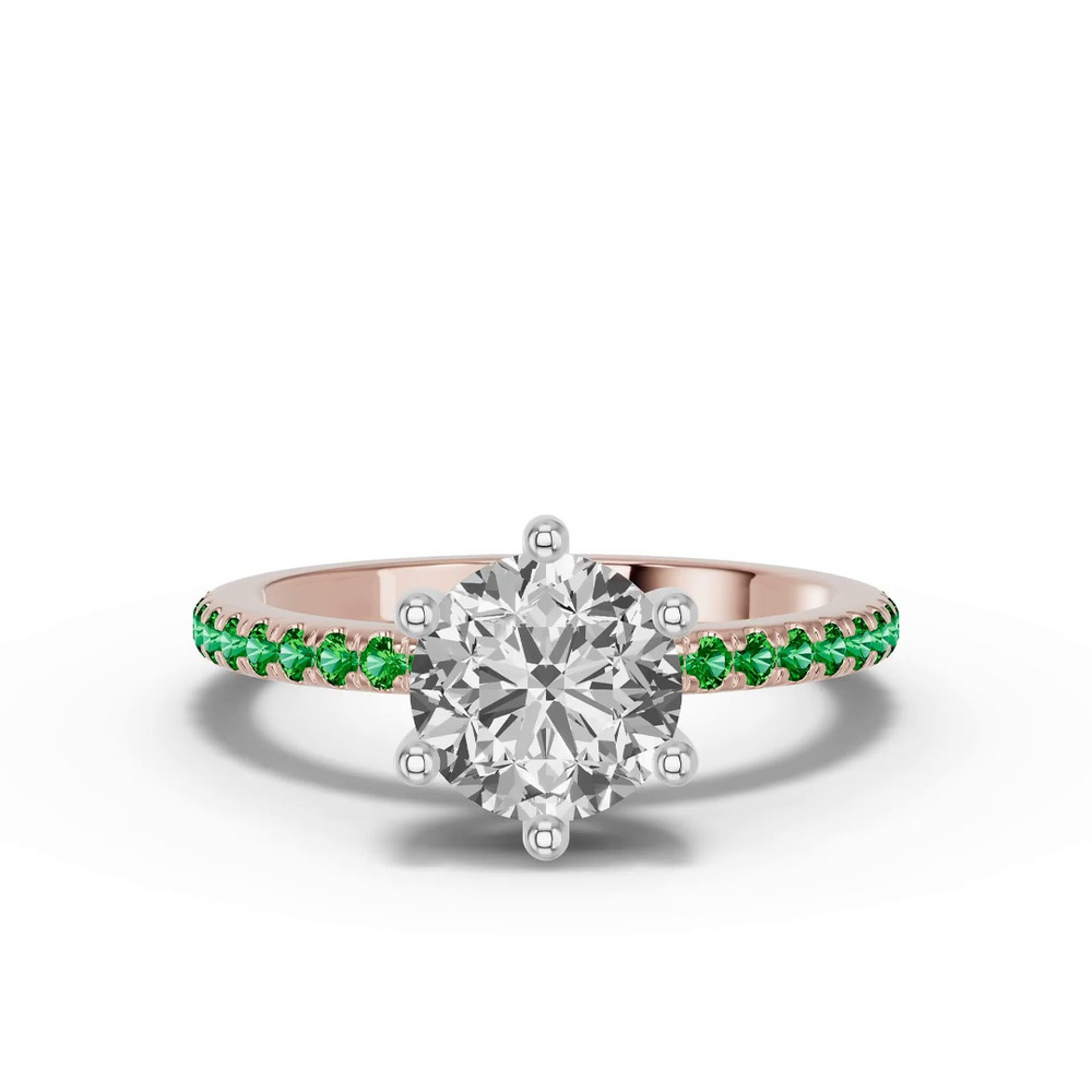 360 degree view of Chroma Tsavorite Engagement Ring