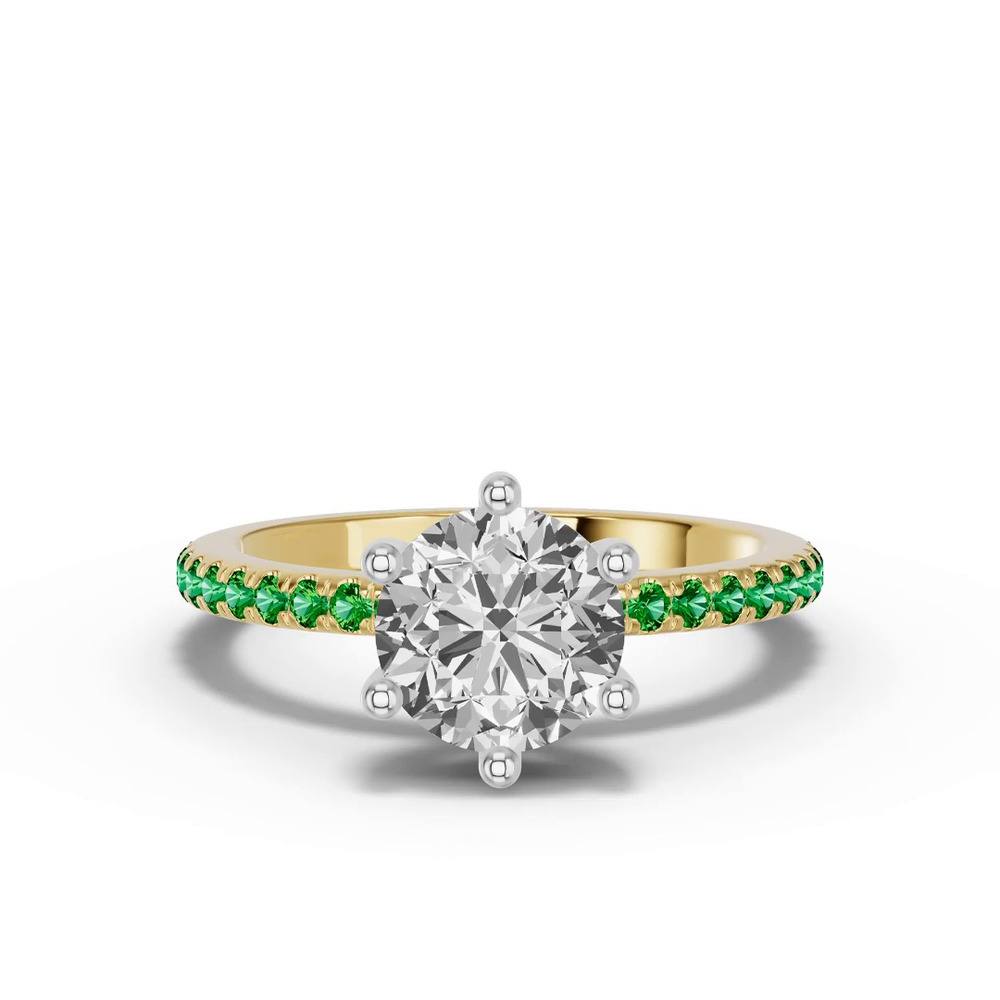 360 degree view of Chroma Tsavorite Engagement Ring