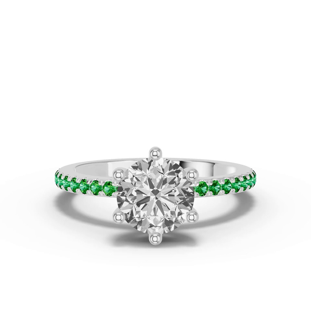 360 degree view of Chroma Tsavorite Engagement Ring