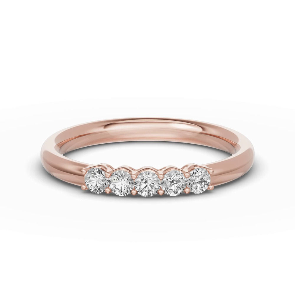 360 degree view of Unity Prong 5-Stone Lab Band (.25 ct. tw.)