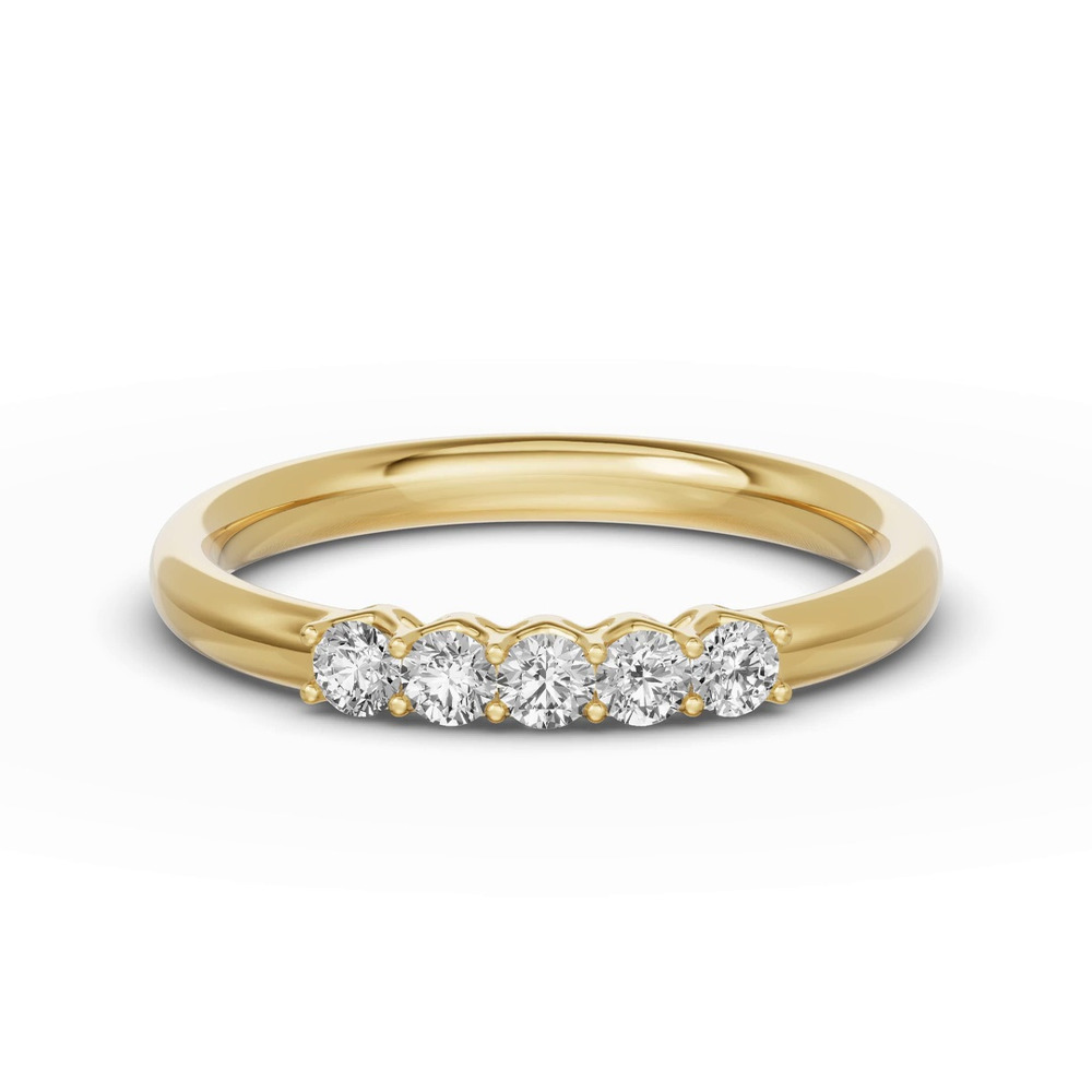 360 degree view of Unity Prong 5-Stone Band (.25 ct. tw.)