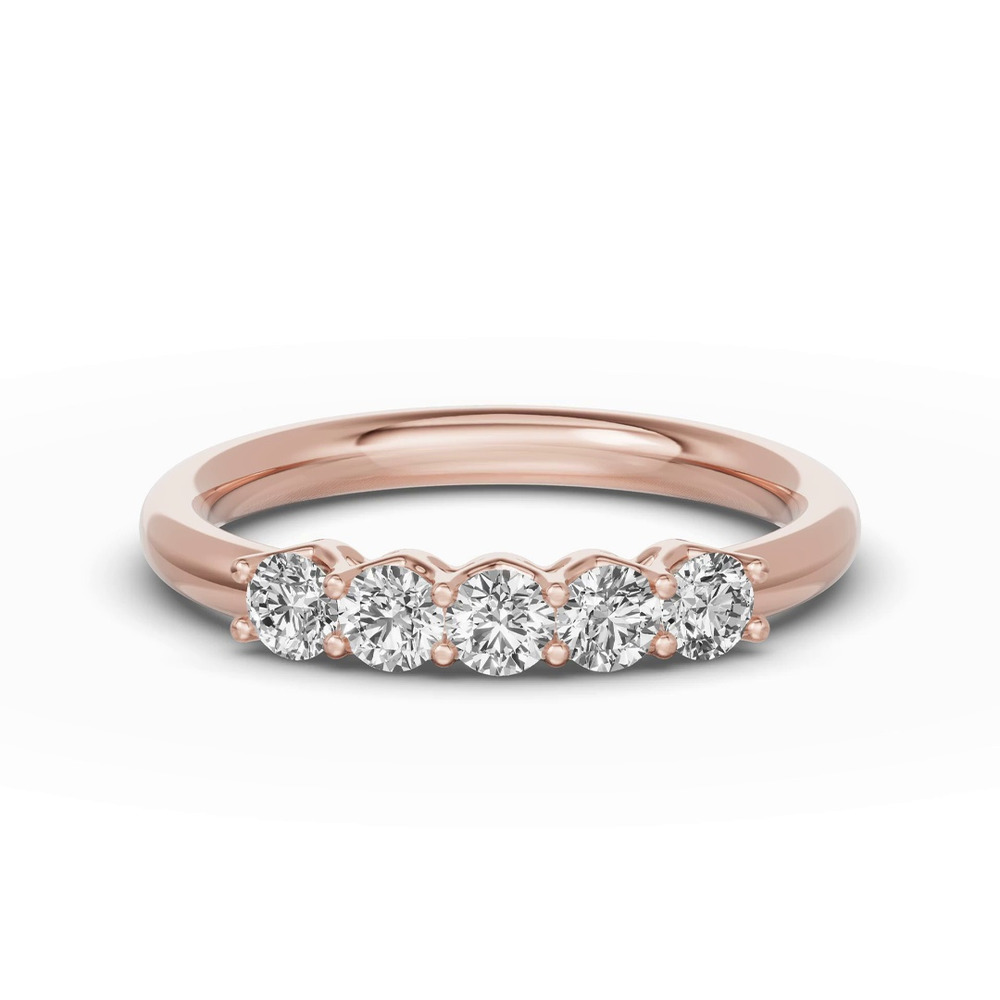360 degree view of Unity Prong 5-Stone Lab Band (.50 ct. tw.)