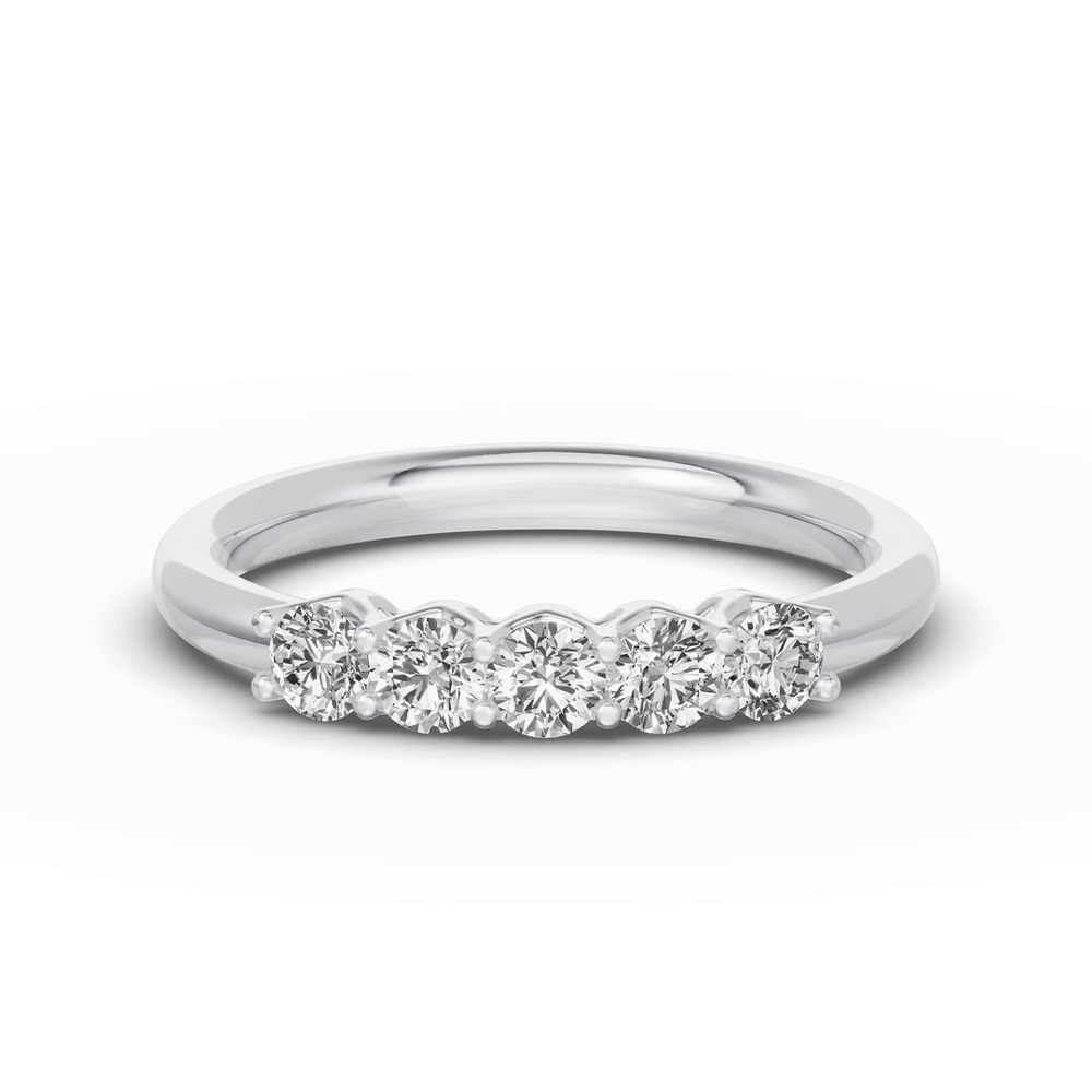 360 degree view of Unity Prong 5-Stone Band (.50 ct. tw.)