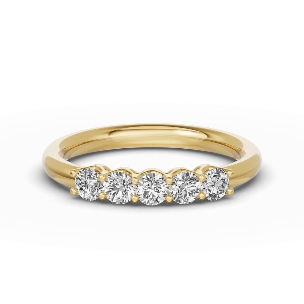 360 degree view of Unity Prong 5-Stone Band (.50 ct. tw.)
