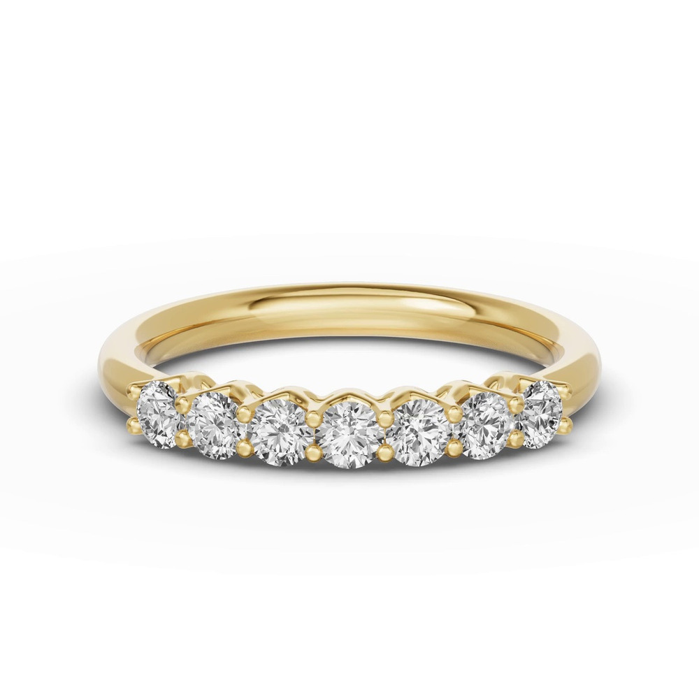 360 degree view of Unity Prong 7-Stone Lab Band (.50 ct. tw.)