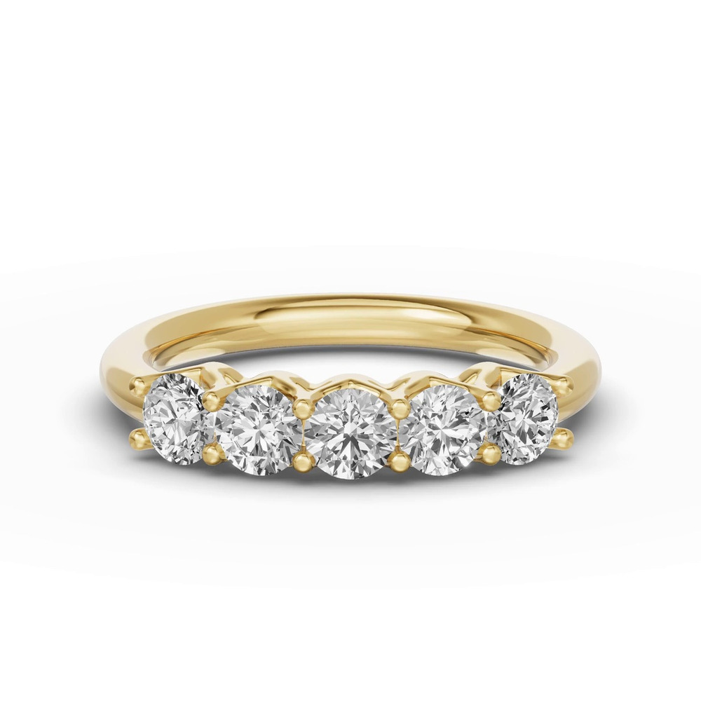 360 degree view of Unity Prong 5-Stone Lab Band (1.00 ct. tw.)