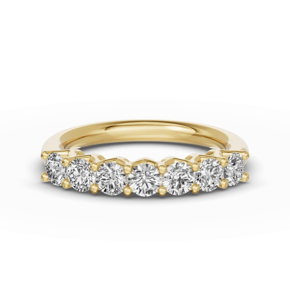 360 degree view of Unity Prong 7-Stone Lab Band (1.00 ct. tw.)