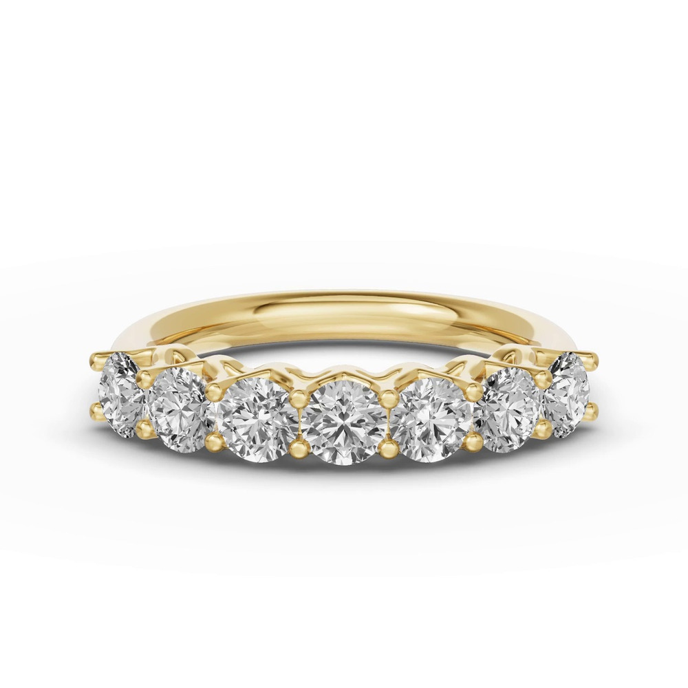 360 degree view of Unity Prong 7-Stone Lab Band (1.50 ct. tw.)