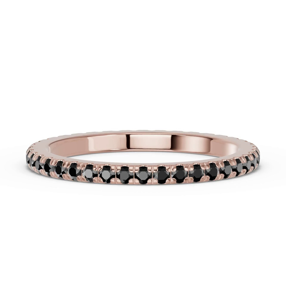 360 degree view of Chroma Black Diamond Eternity Band