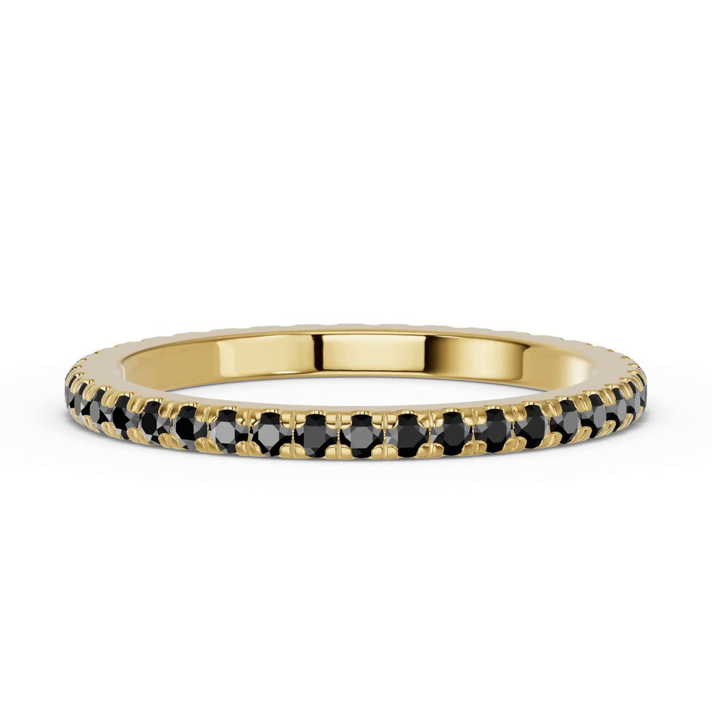 360 degree view of Chroma Black Diamond Eternity Band