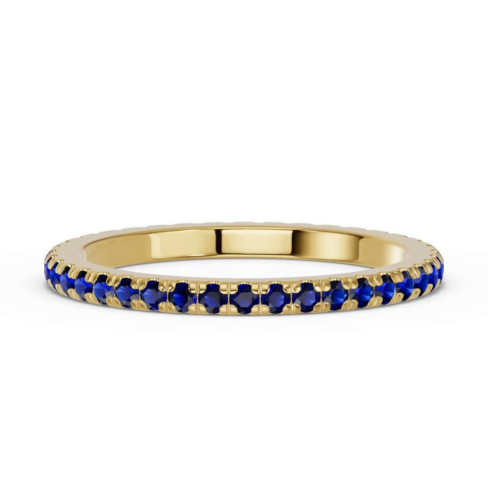 360 degree view of Chroma Sapphire Eternity Band