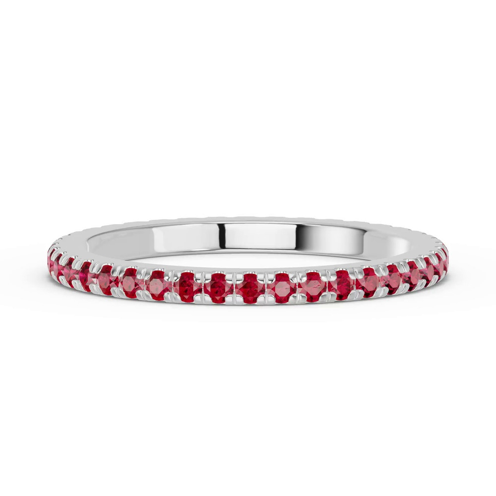 360 degree view of Chroma Ruby Eternity Band