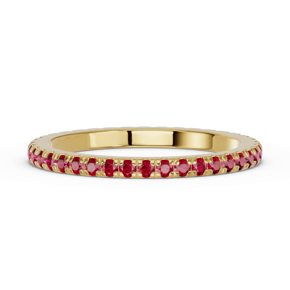 360 degree view of Chroma Ruby Eternity Band