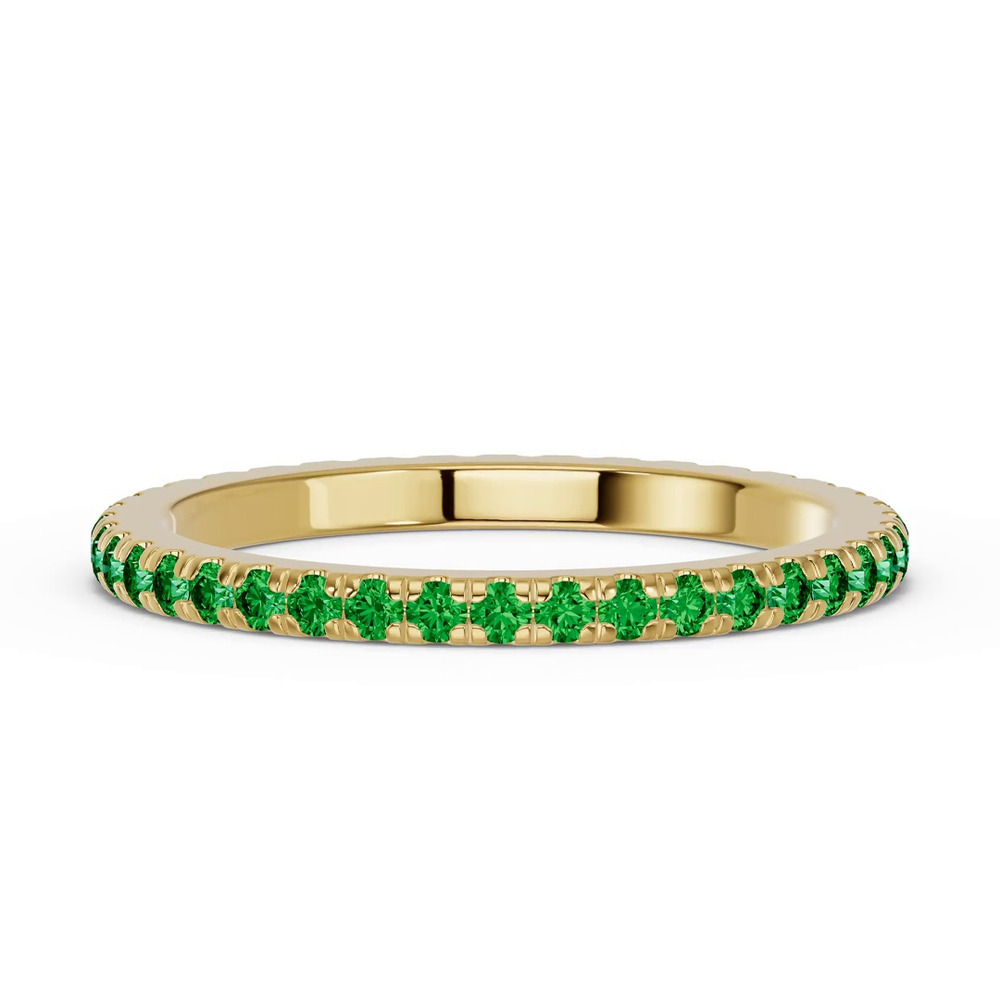 360 degree view of Chroma Tsavorite Eternity Band