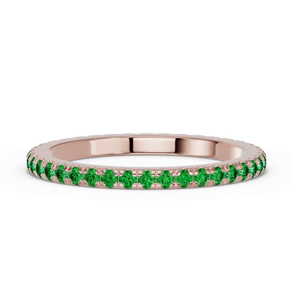 360 degree view of Chroma Tsavorite Eternity Band