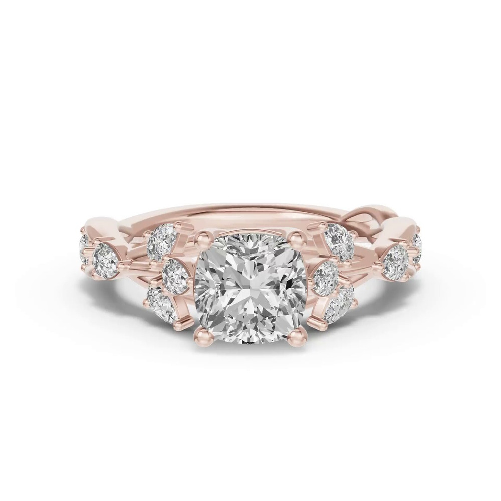360 degree view of Botanical Twist Engagement Ring