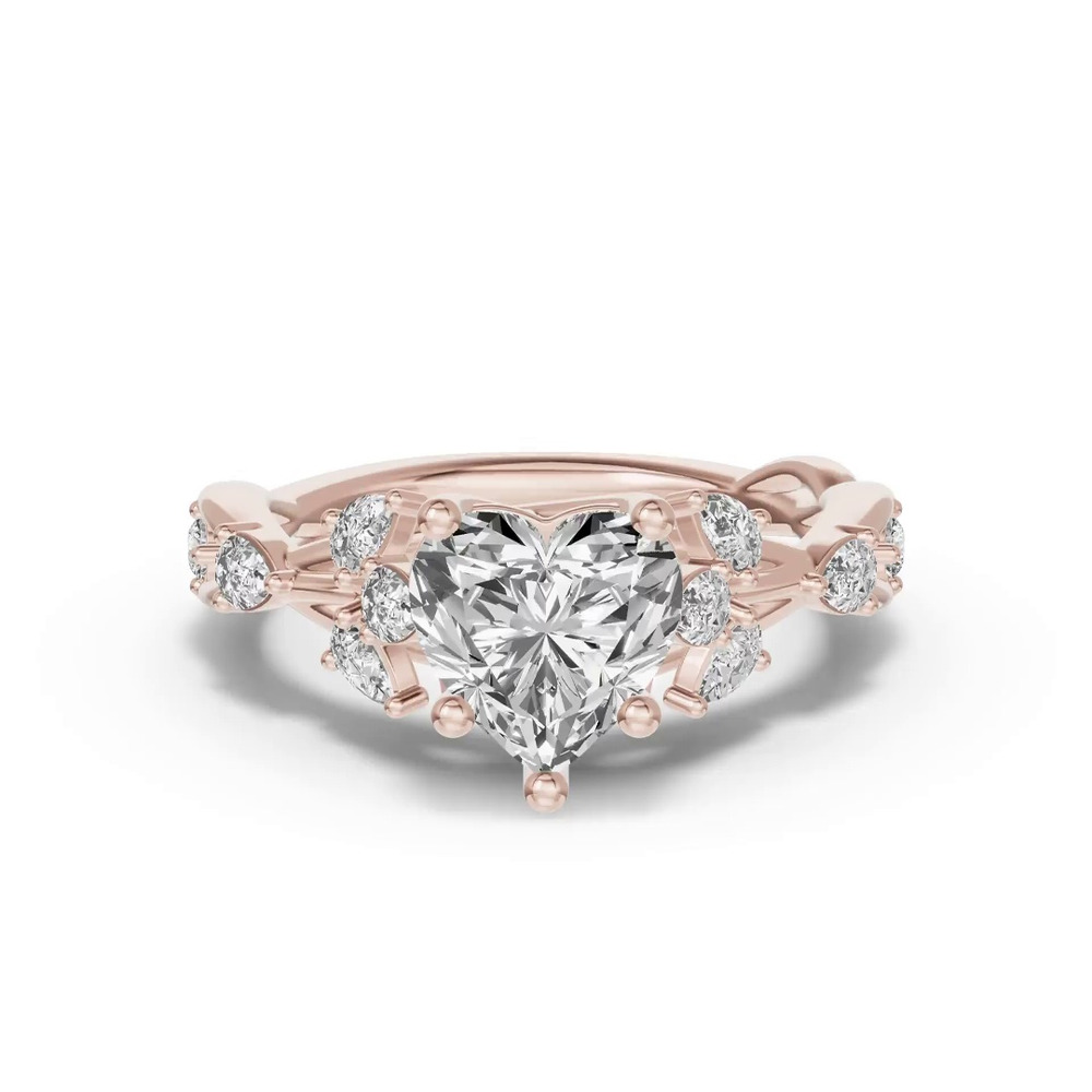 360 degree view of Botanical Twist Engagement Ring