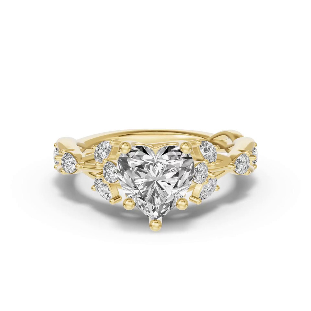360 degree view of Botanical Twist Engagement Ring