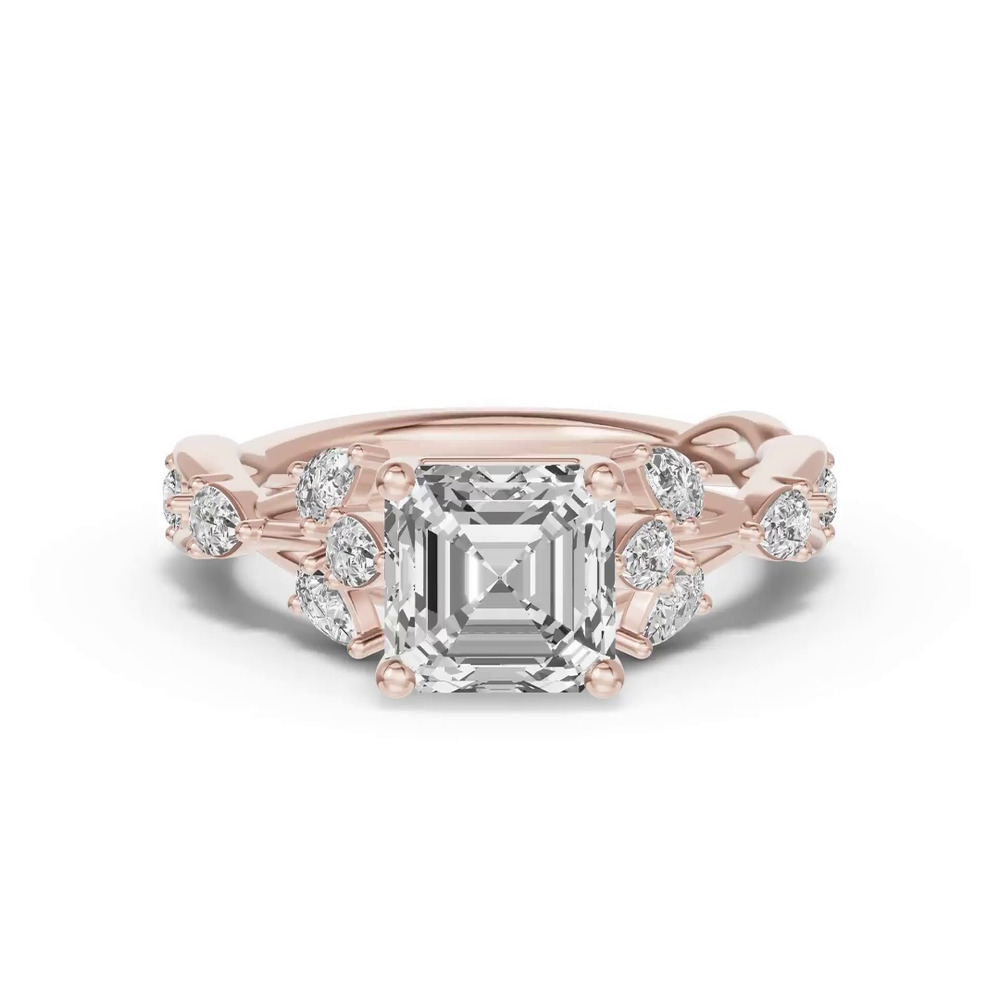 360 degree view of Botanical Twist Engagement Ring