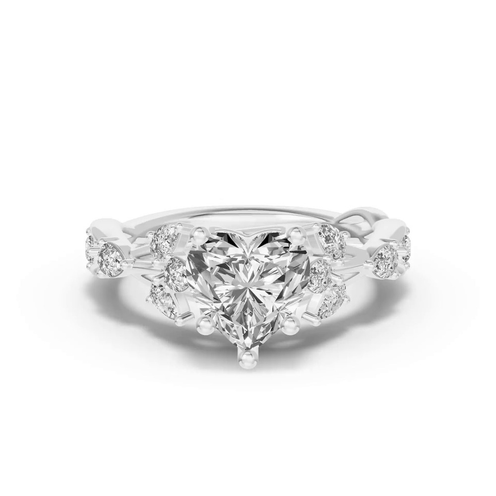 360 degree view of Botanical Twist Engagement Ring