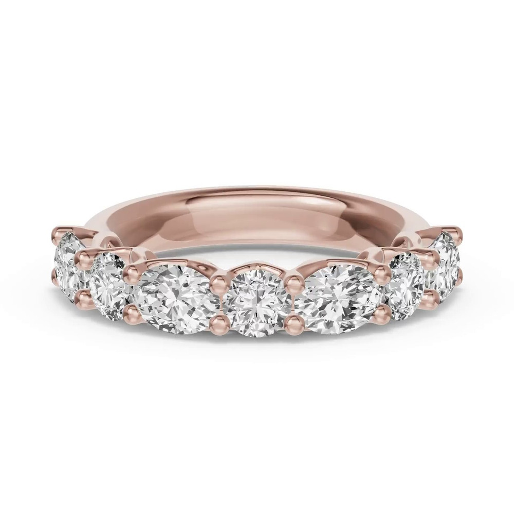 360 degree view of Oval & Round Unity Prong Diamond Band (1.50 ct. tw.)