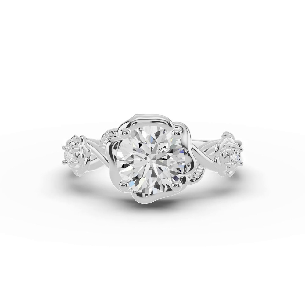 360 degree view of Rosina Lab Diamond Engagement Ring