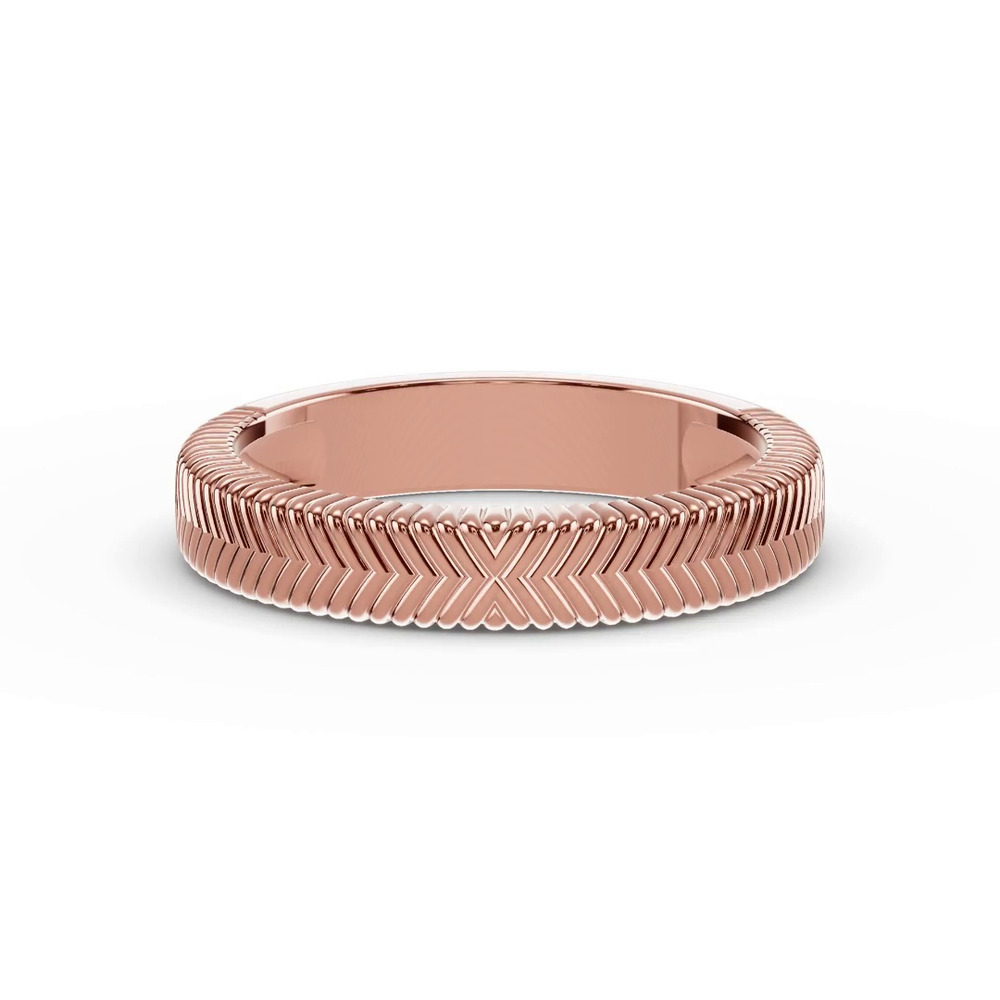 360 degree view of Aveline Fluted Band (4mm)