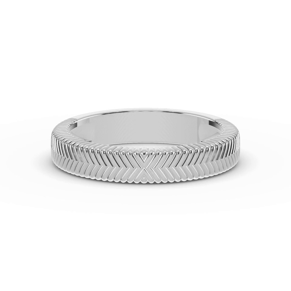 360 degree view of Aveline Fluted Band (4mm)