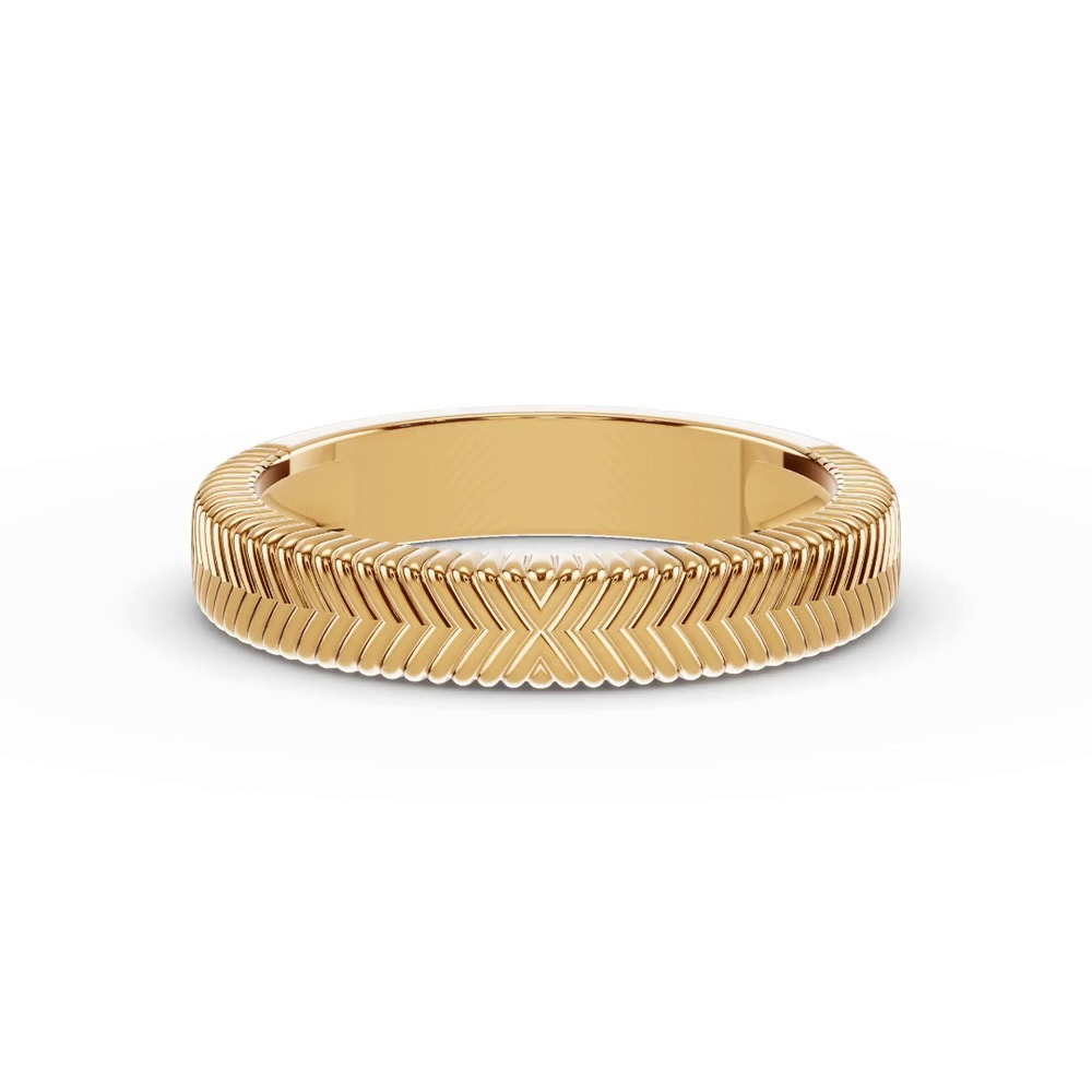 360 degree view of Aveline Fluted Band (4mm)
