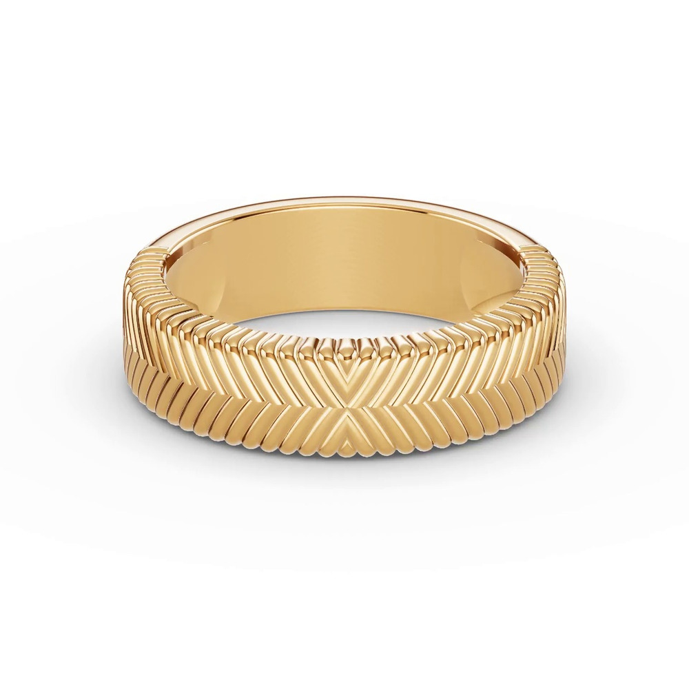 360 degree view of Aveline Fluted Band (6mm)