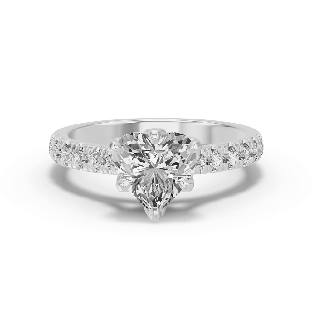 360 degree view of Marigold Royale Tulip Inspired 6 Prong Lab Engagement Ring