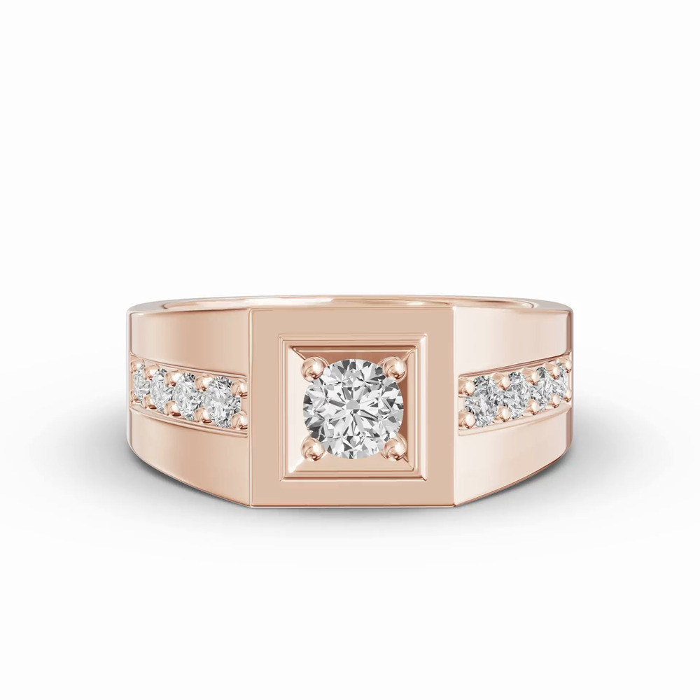 360 degree view of Framed Round Lab Diamond Ring (1.00 ct. tw.)