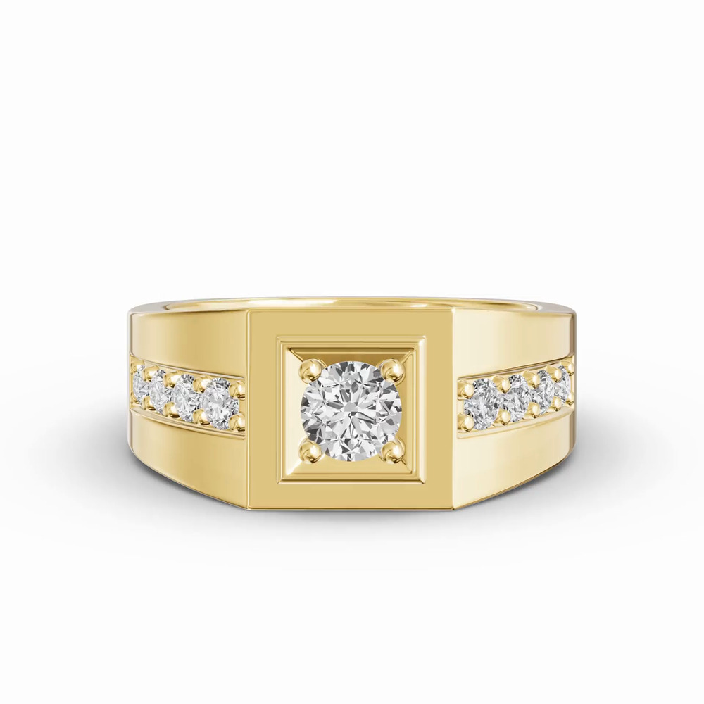 360 degree view of Framed Round Lab Diamond Ring (1.00 ct. tw.)