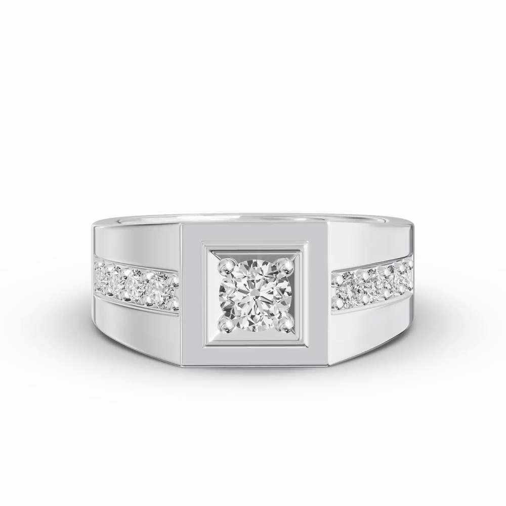 360 degree view of Framed Round Lab Diamond Ring (1.00 ct. tw.)