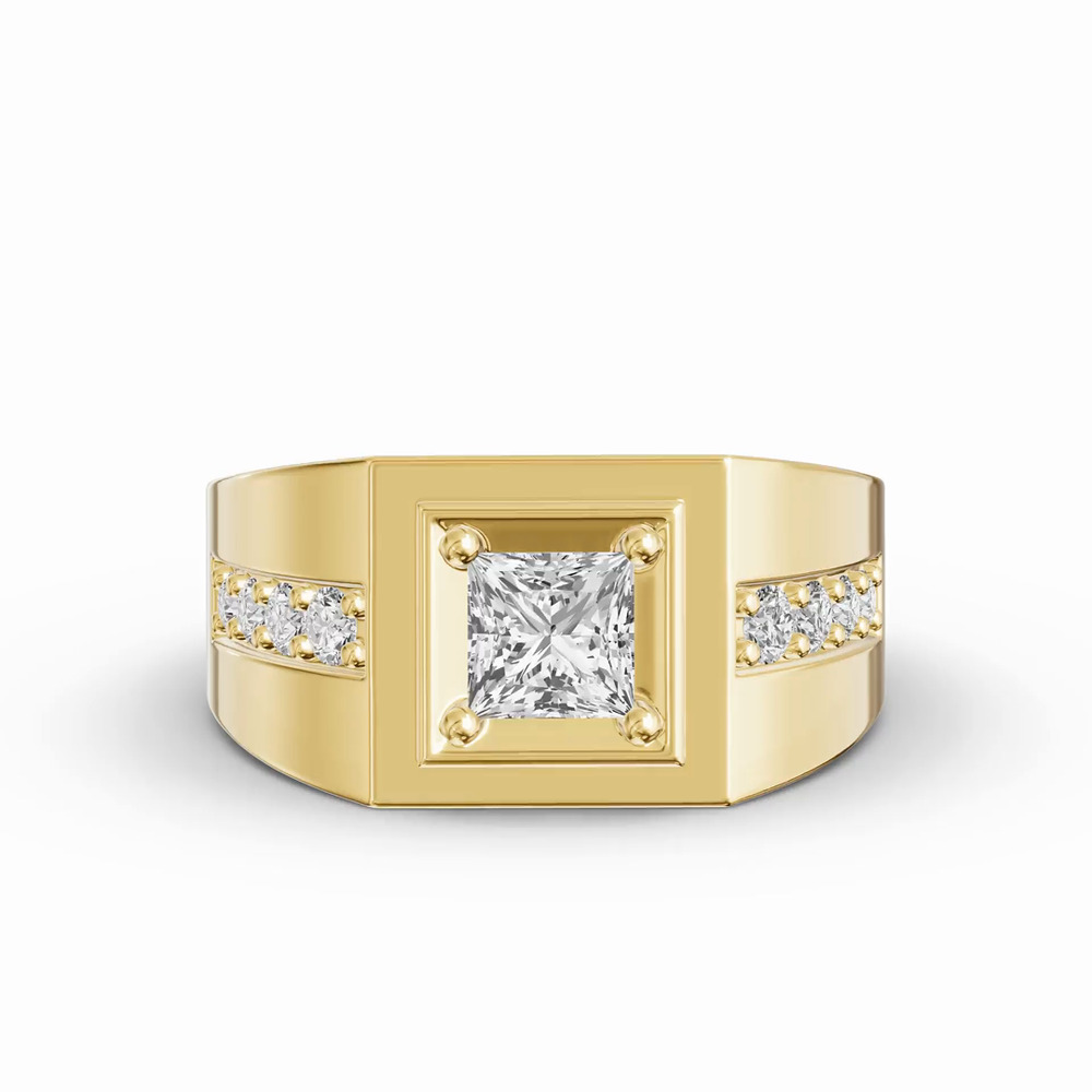 360 degree view of Framed Princess Lab Diamond Ring (1.50 ct. tw.)
