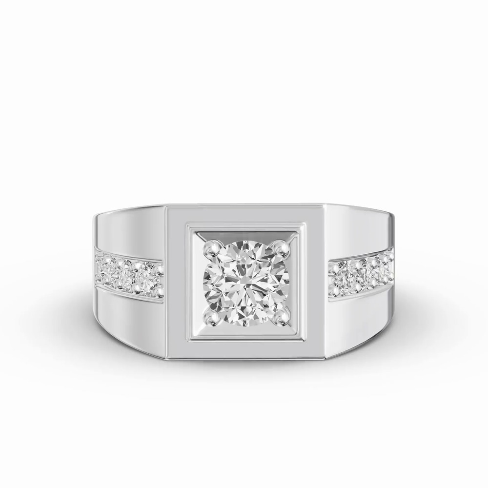 360 degree view of Framed Round Lab Diamond Ring (1.50 ct. tw.)