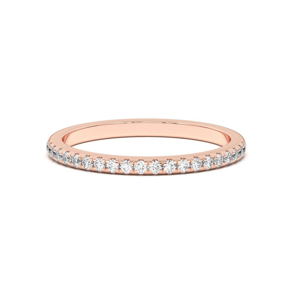 360 degree view of Marigold Pavé Lab Band