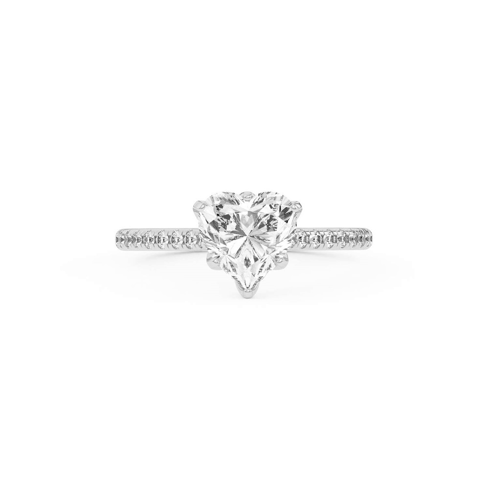 360 degree view of Marigold Tulip Inspired 6 Prong Lab Engagement Ring