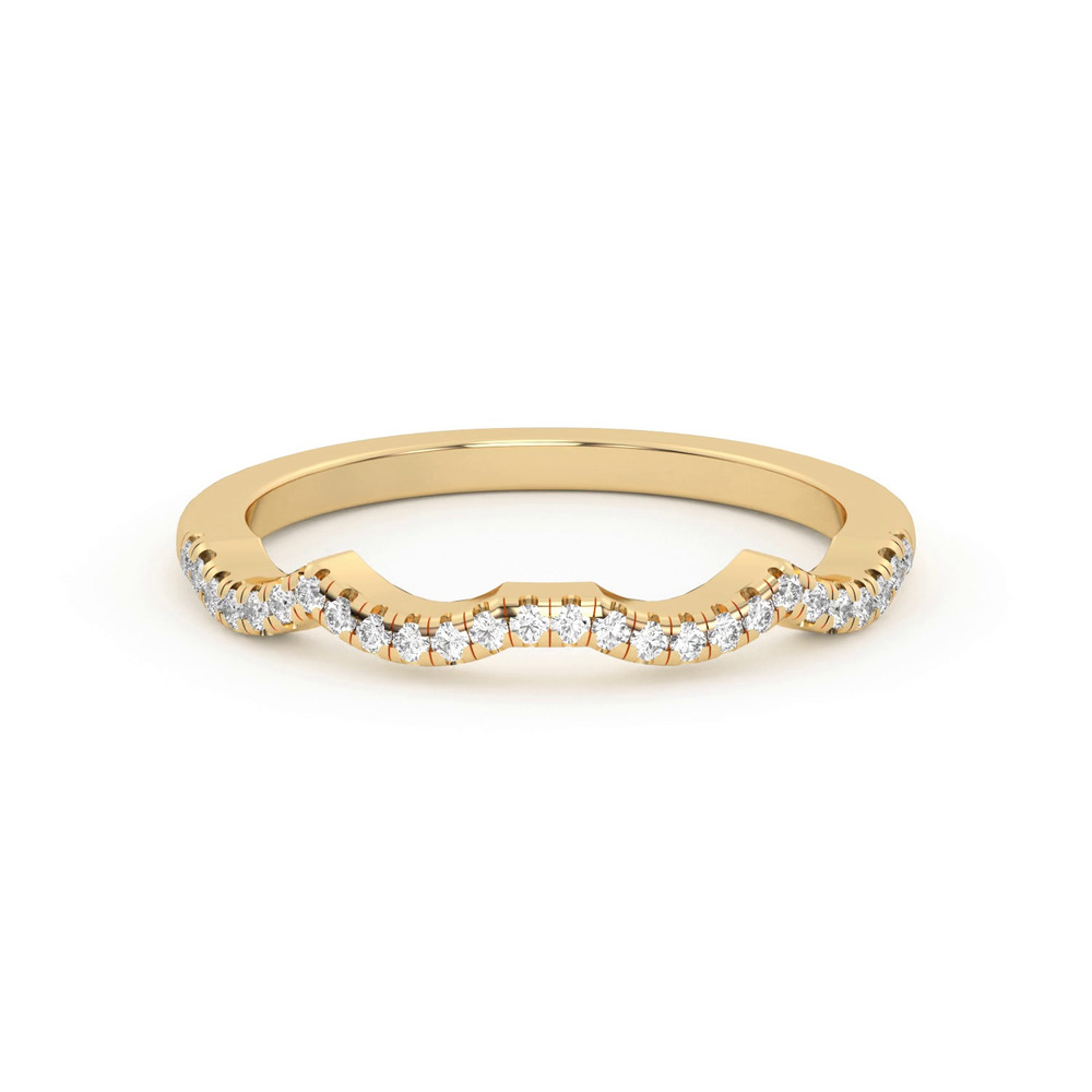 360 degree view of Infinity Curved Diamond Band
