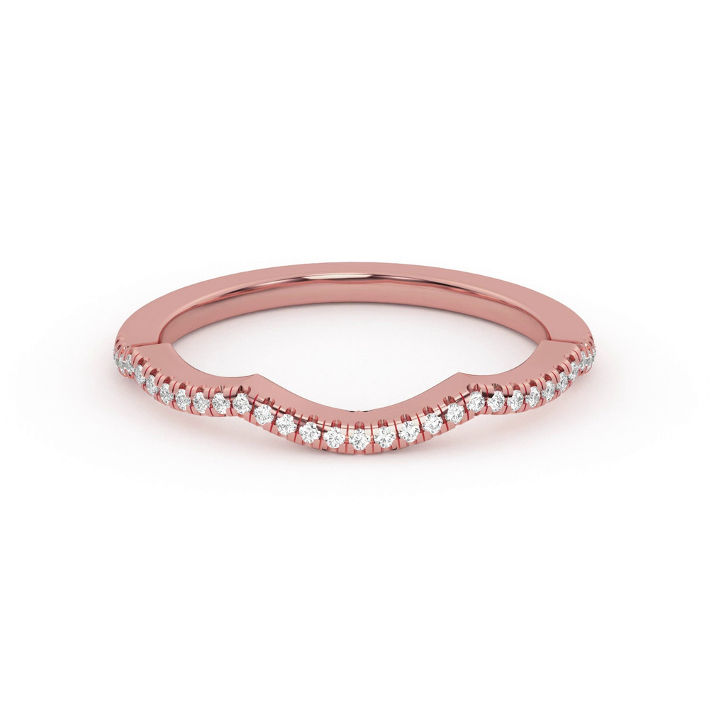 360 degree view of Hana Diamond Curved Band