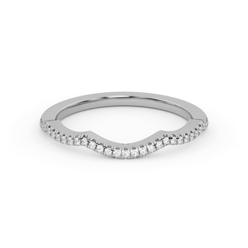 360 degree view of Hana Diamond Curved Band