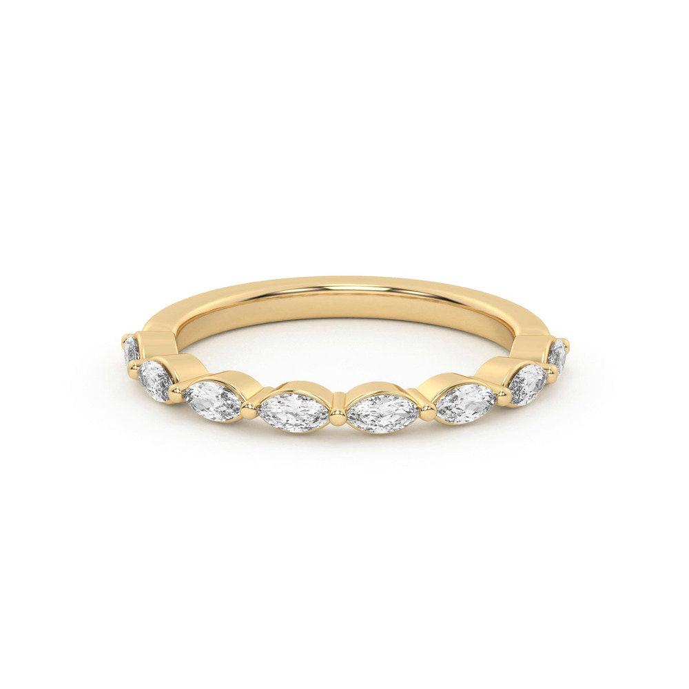 360 degree view of Everly Marquise Diamond Band