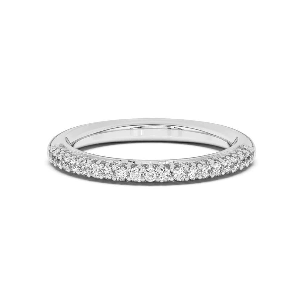 360 degree view of Ivana Triple Row Diamond Band
