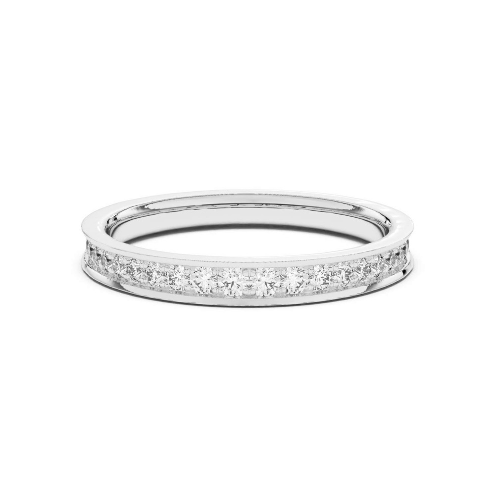 360 degree view of Bria Graduated Pavé Band