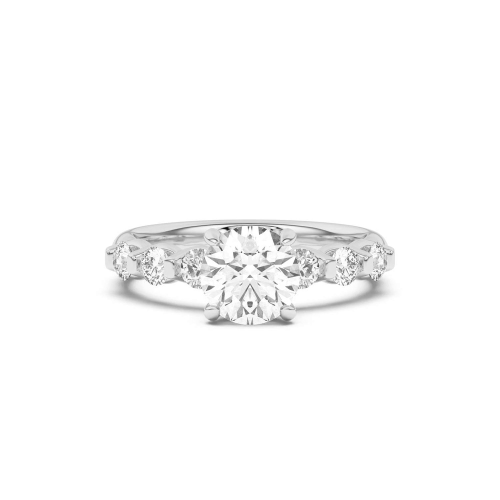 360 degree view of Uma Graduated Diamond Engagement Ring