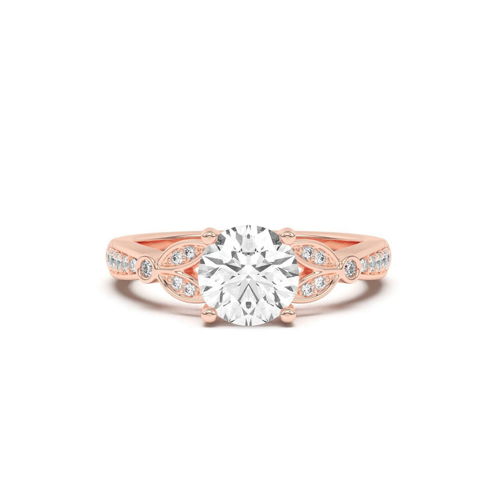 360 degree view of Fernanda Leaf Engagement Ring