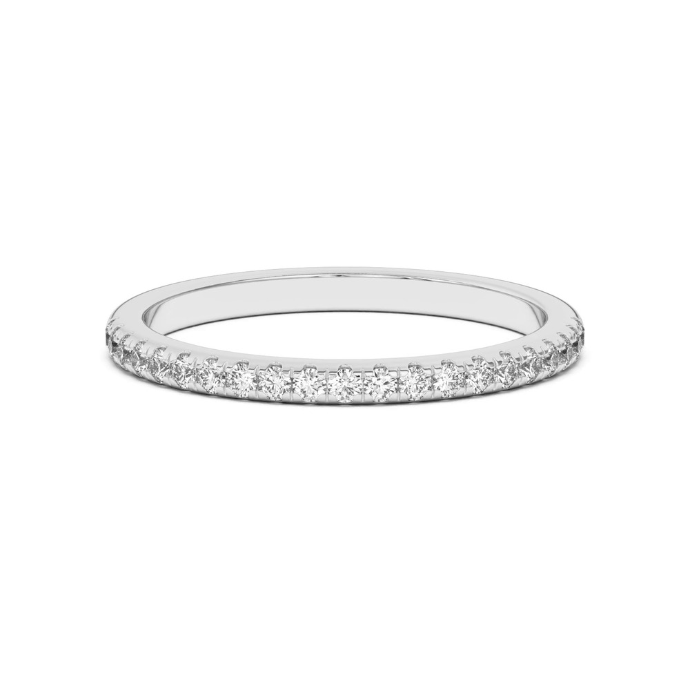 360 degree view of Marian Classic Lab Pavé Band