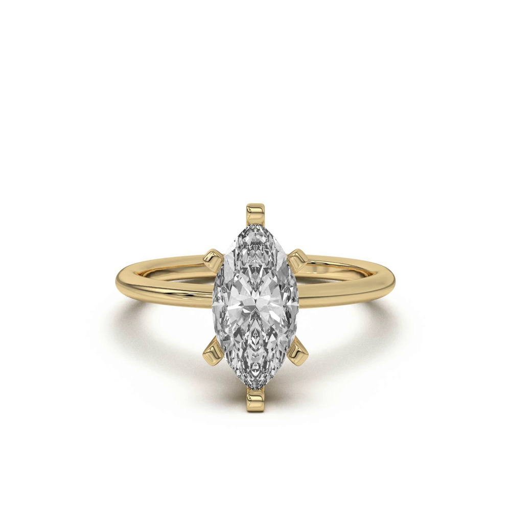 360 degree view of Ally Classic Solitaire Engagement Ring (1.4mm)