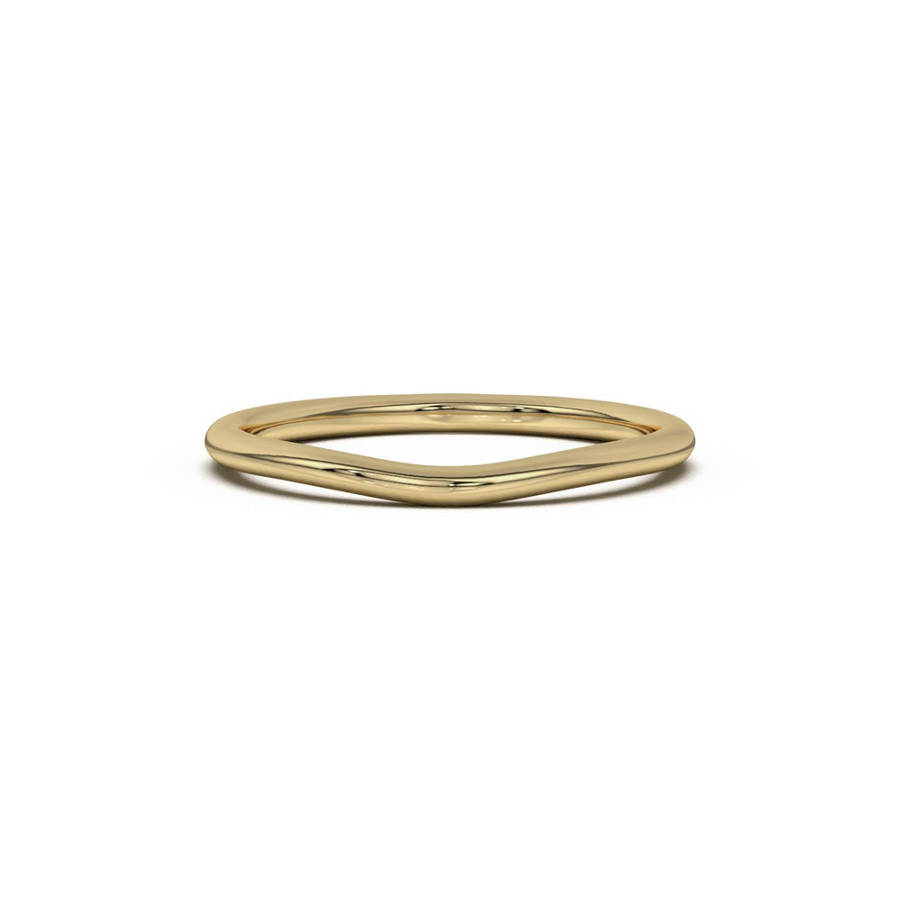 360 degree view of Ally Curved Band (1.4mm)