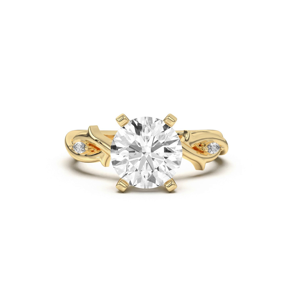 360 degree view of Robin Marquise Diamond Thorn Engagement Ring